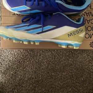 adidas Blue and Gold Athletic Shoes